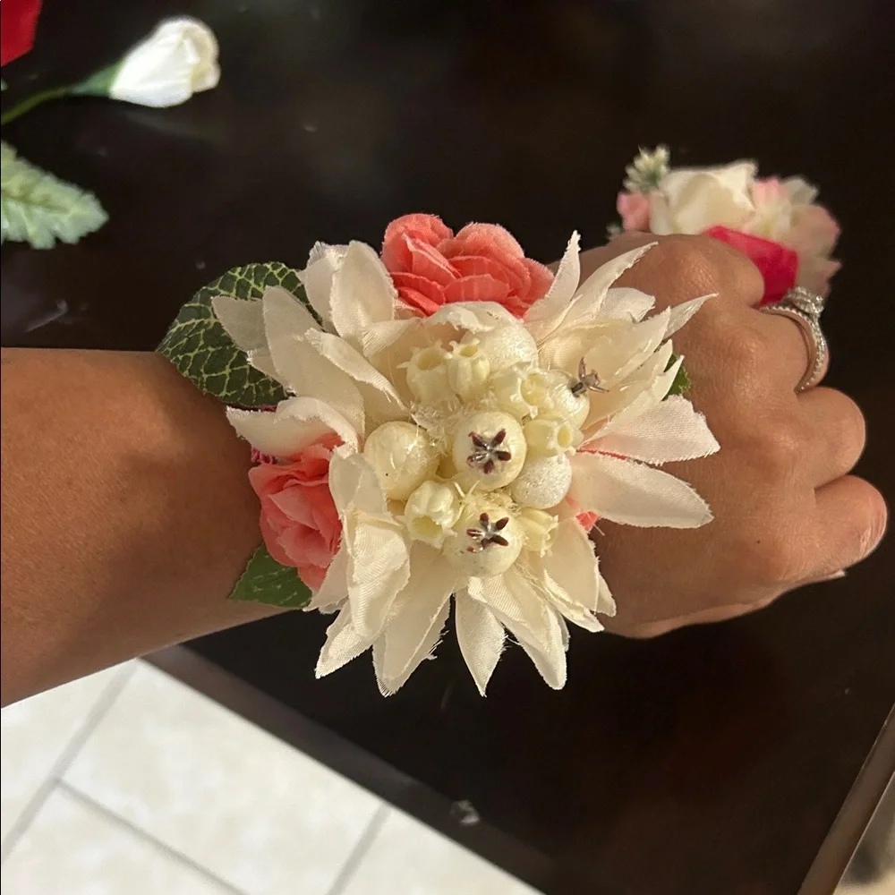 Floral Corsage and Boutonniere Set homemade